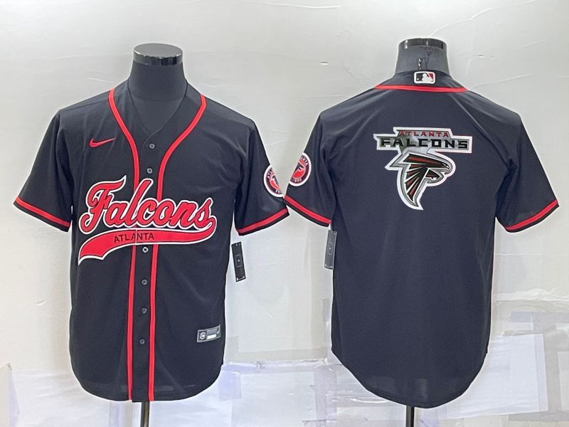 Men Atlanta Falcons Blank Black 2022 Nike Co branded NFL Jerseys->atlanta falcons->NFL Jersey